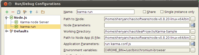 karma-node-run