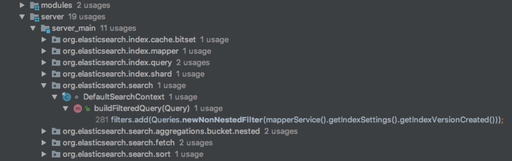 ElasticSearch Nested